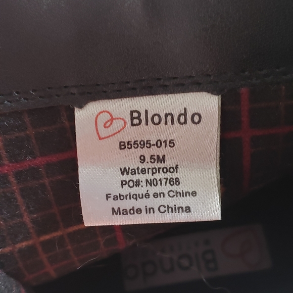 Black Waterproof Suede Boots - Picture 3 of 4